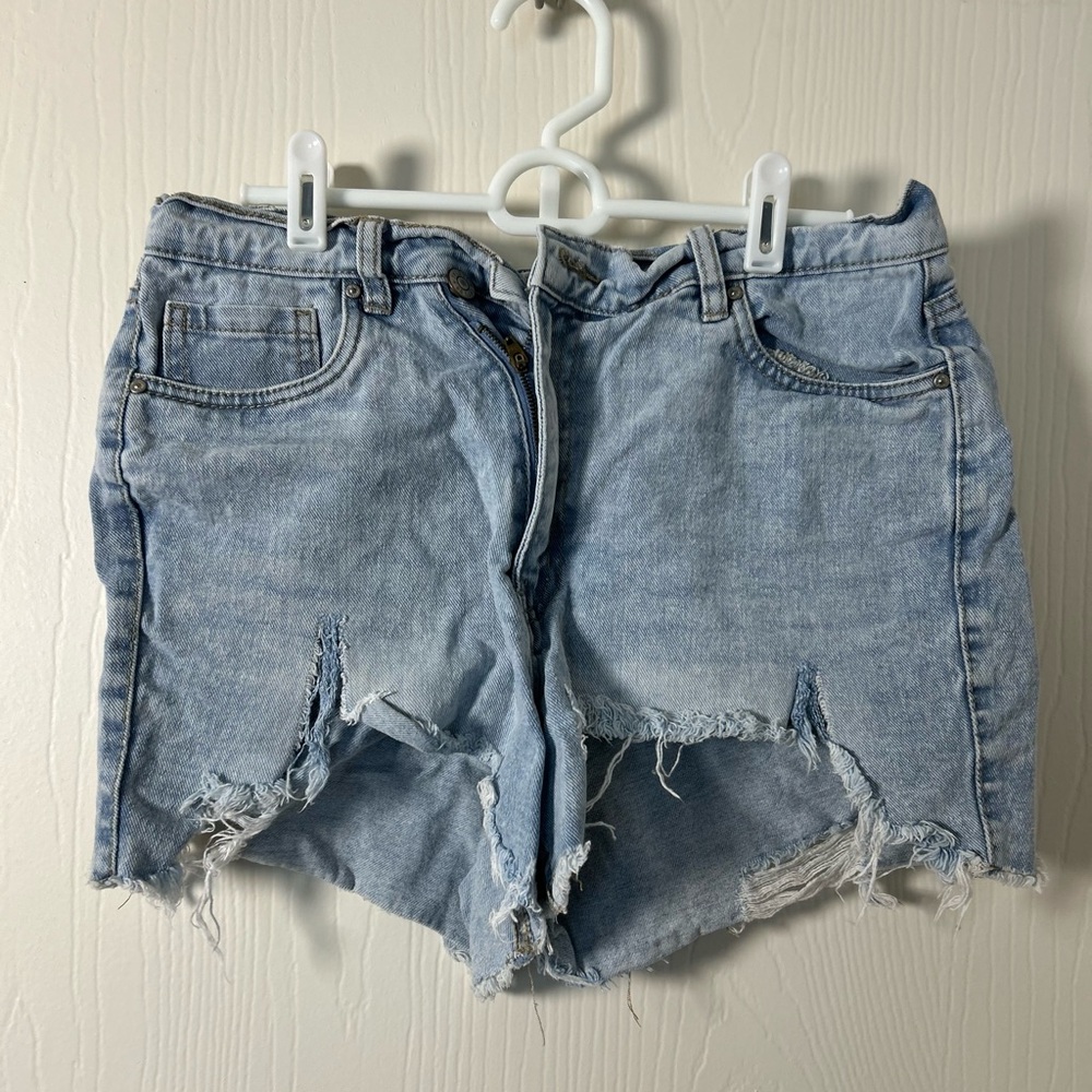 Denim Distressed Women Shorts